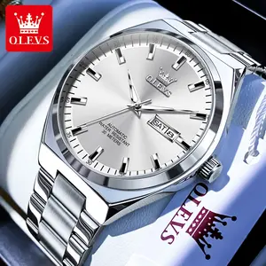 Authentic simple luxury high-end business style fully automatic mechanical watch OLEVS brand flagship trend luminous waterproof men's watch 9907