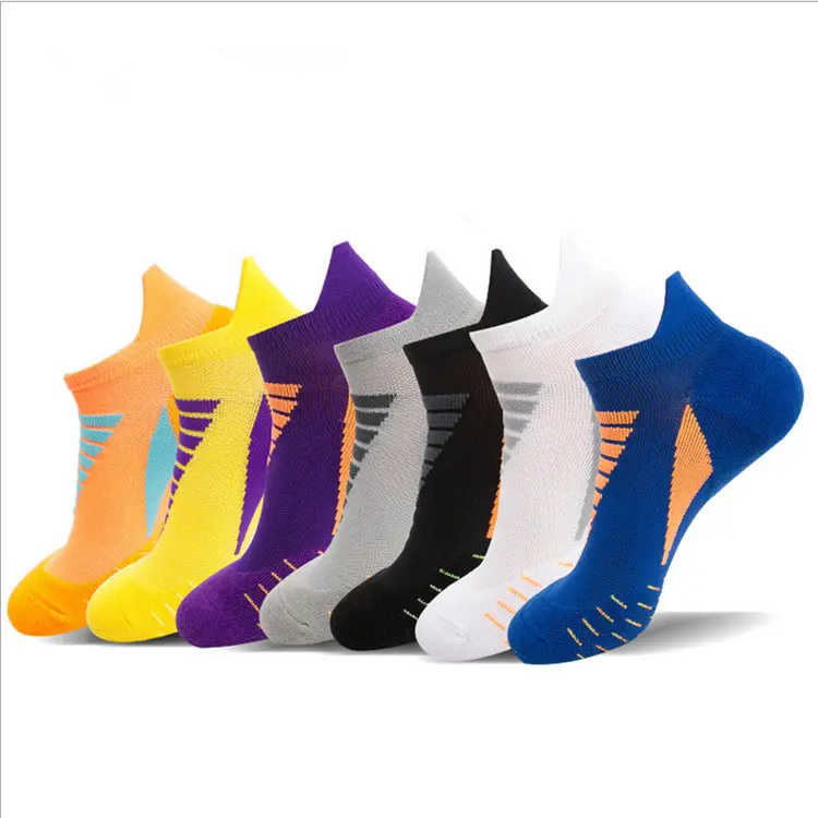 Women's Nylon Blend Compression Ankle Socks, 7-Pair Mix with Breathable Cushion, for Basketball, Running