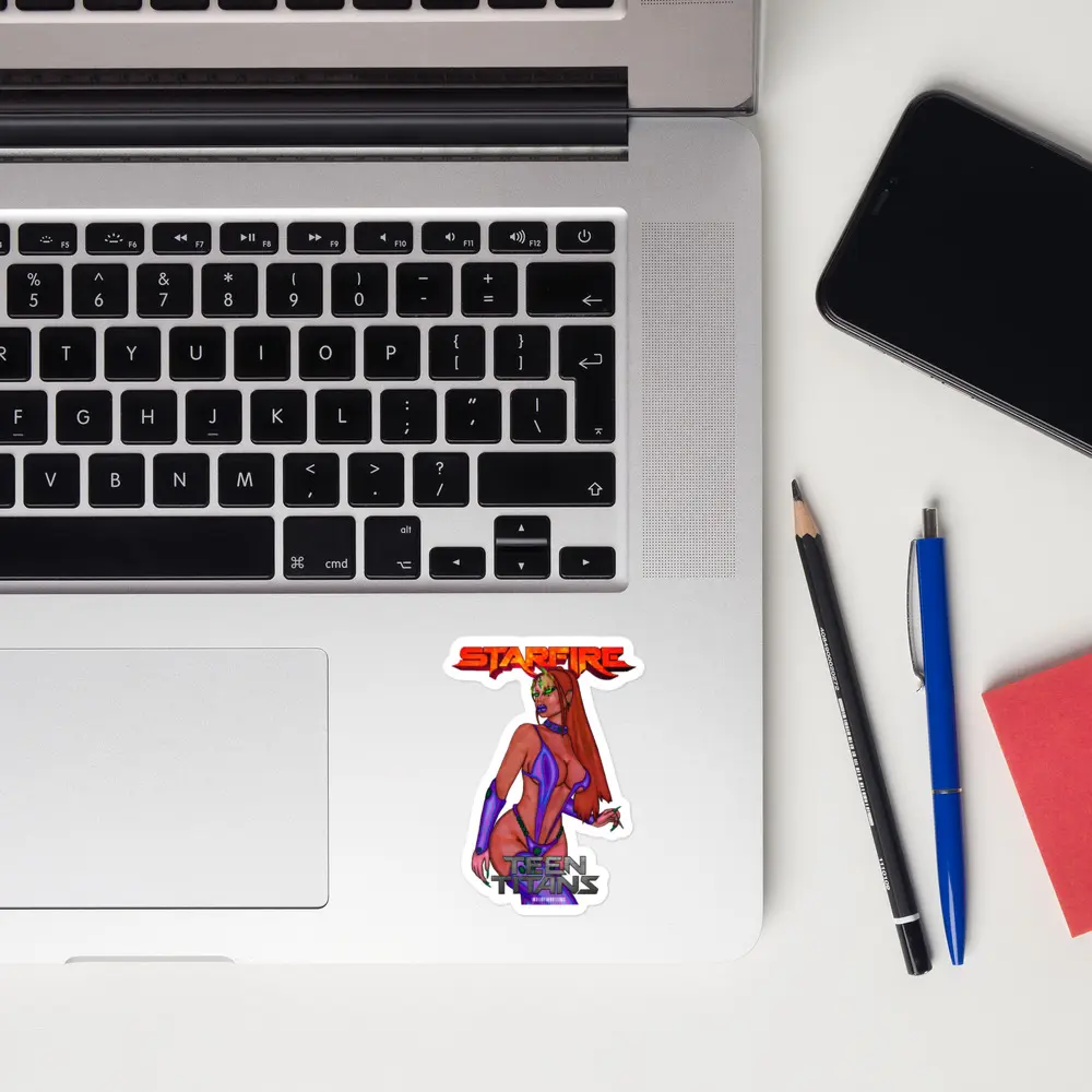Starfire Teen Titans Vinyl Sticker