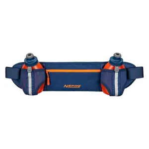 Premium Dual Water Bottle Running Belt – Hands-Free Hydration for Runners & Hikers