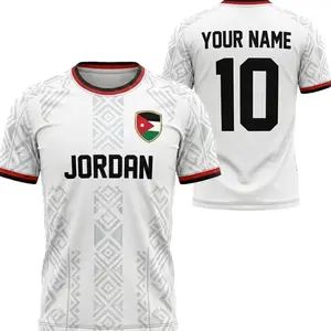 Custom Jordan Soccer Shirt for Men, Personalized Football Jersey Name and Number