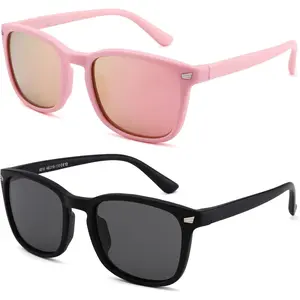 Kids Sunglasses Polarized UV Protection Girls Boys Classic Flexible Shades Age 3-12