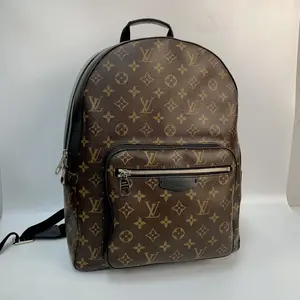 Pre-owned Louis Vuitton CANVAS Backpacks Josh Backpack (M45349) in Monogram Macassar 【BF 12Z】KY02198