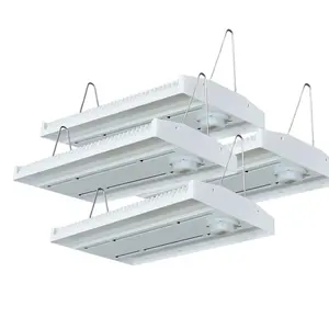 E2 LIGHTING 4-Pack 1.5FT Linear High Bay LED Shop Lights with Motion Sensor, 100W/120W/155W, 2CCT 4000K/5000K, 23,250lm, 0-10V Dimmable, for Warehouse & Shop