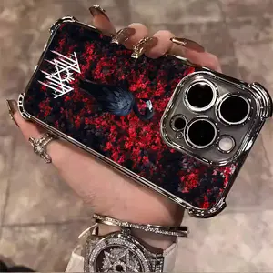 Angels Demons Sleep Token Arcadia Album Goose Pattern Aesthetic Electroplated TPU Casing For iphone 16 15 14 13 12 11 X XS PRO PLUS MAX Four Corners Anti-Fall Soft Silicone Gift Shockproof Protection Anti-Drop Protective Protector Phone Cases Shell Cover