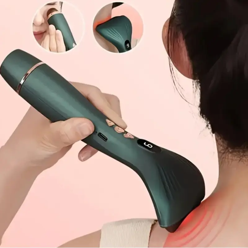 USB Rechargeable Electric Scraper with 9 Adjustable Strength Massager, Multi-Purpose Facial & Full Body Massage Tool for Home Use, USB Rechargeable Massagers, Facial Beauty Massagers