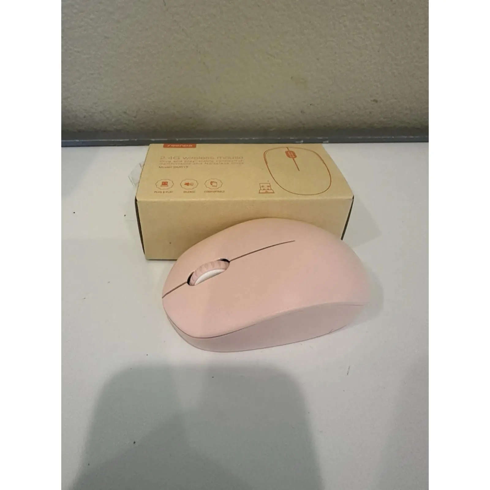 2.4G Wireless Mouse - Pink Color, Compact Design, Ideal for Daily Use, No Cable Needed, Easy to Use, Perfect for Office and Home