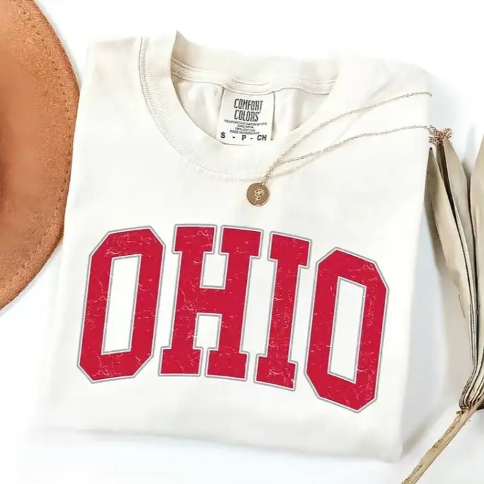 Baian - Comfort Color Retro Ohio Shirt, Ohio Home Shirt, Ohio State Shirt, Vintage Style Ohio Tee, Game Day Shirt, Ohio Lover Tee, Ohio Gift, Unisex