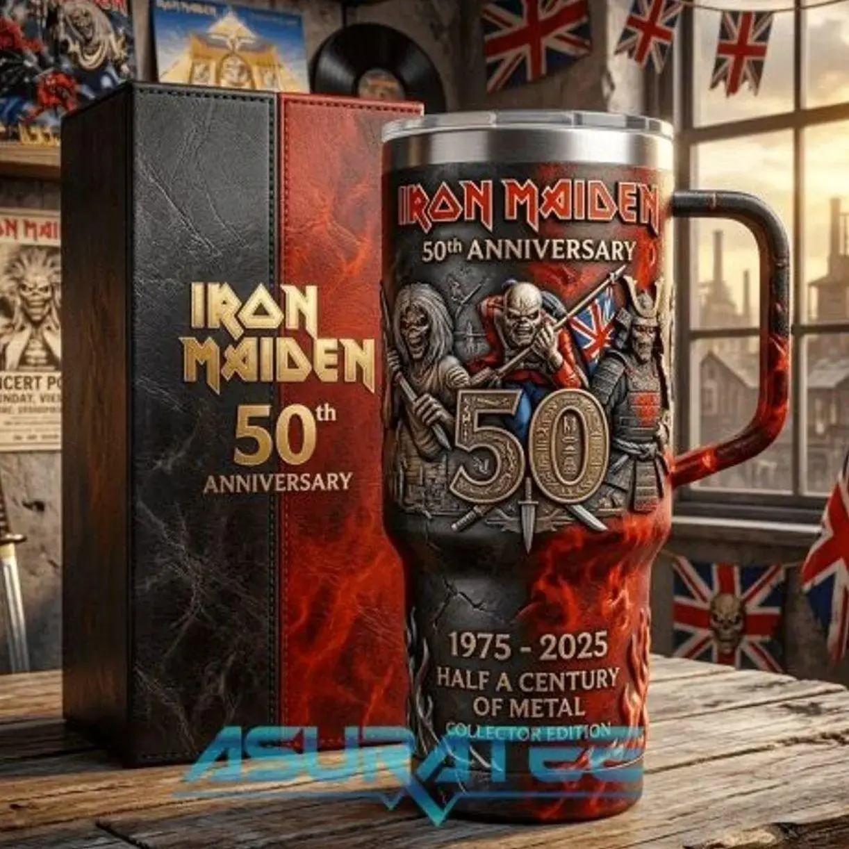 Iron Maiden 50th Anniversary Commemorative Collector Edition Tumbler