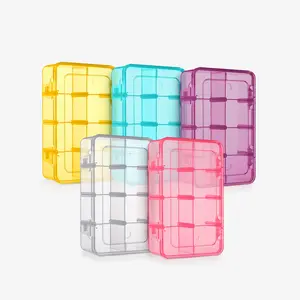 Mothercould Snack Box Set for Kids Set of 2 with 8 Adjustable Compartments BPA Free Food Grade Material Dishwasher Safe Parent Approved