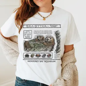 Monterey Bay Aquarium Vintage Shirt, Sea Otter Shirt Design