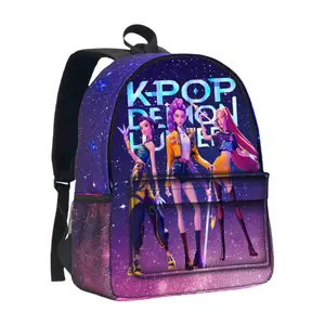 Kpop Demon Hunters Cute Backpacks for School Women Men, Lightweight Casual Daypack College Backpack,Simple Middle Students Bookbag, Waterproof High School Bag for Teens Girls Boys