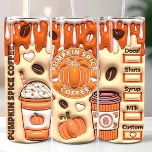 Pumpkin spice tumbler