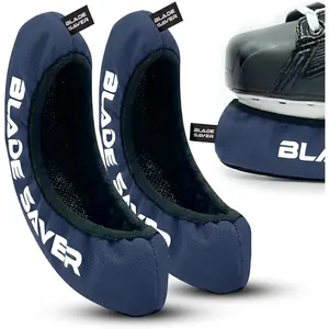 Ice Skate Guards - Premium Ice Skate Soakers for Figure Skating and Hockey - Absorbent Terry Cloth Blade Covers - Quick-Dry - Machine Washable - Fits Multiple Sizes - Protects Blades and Gear Bags