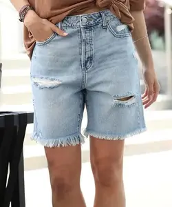 Distressed Bermuda Short