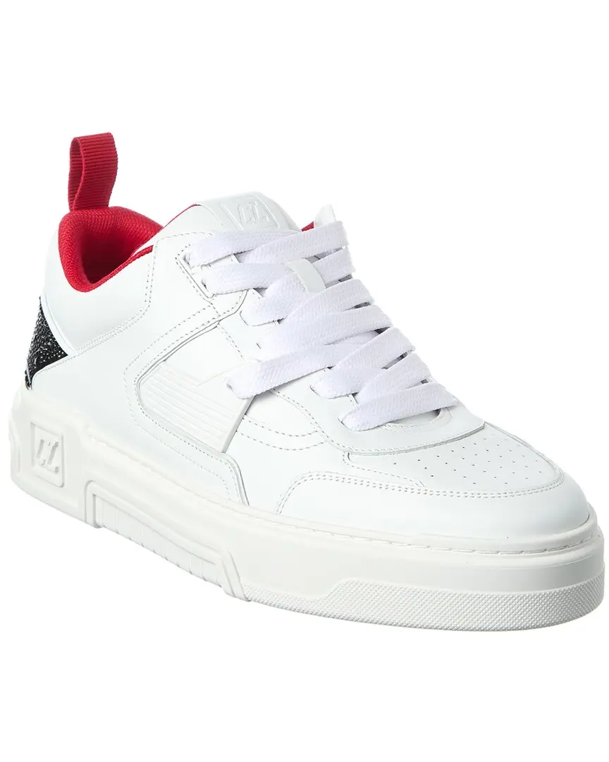 Christian Louboutin Astroloubi Fun Strass Leather Sneaker