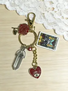 Touch-Sensitive Glowing Heart-Shaped Handbag Light, Automatic Induction, Touch Activated, Bedside Lamp, Bag Charm, Keychain, Women's Gift, Keychain For Bags