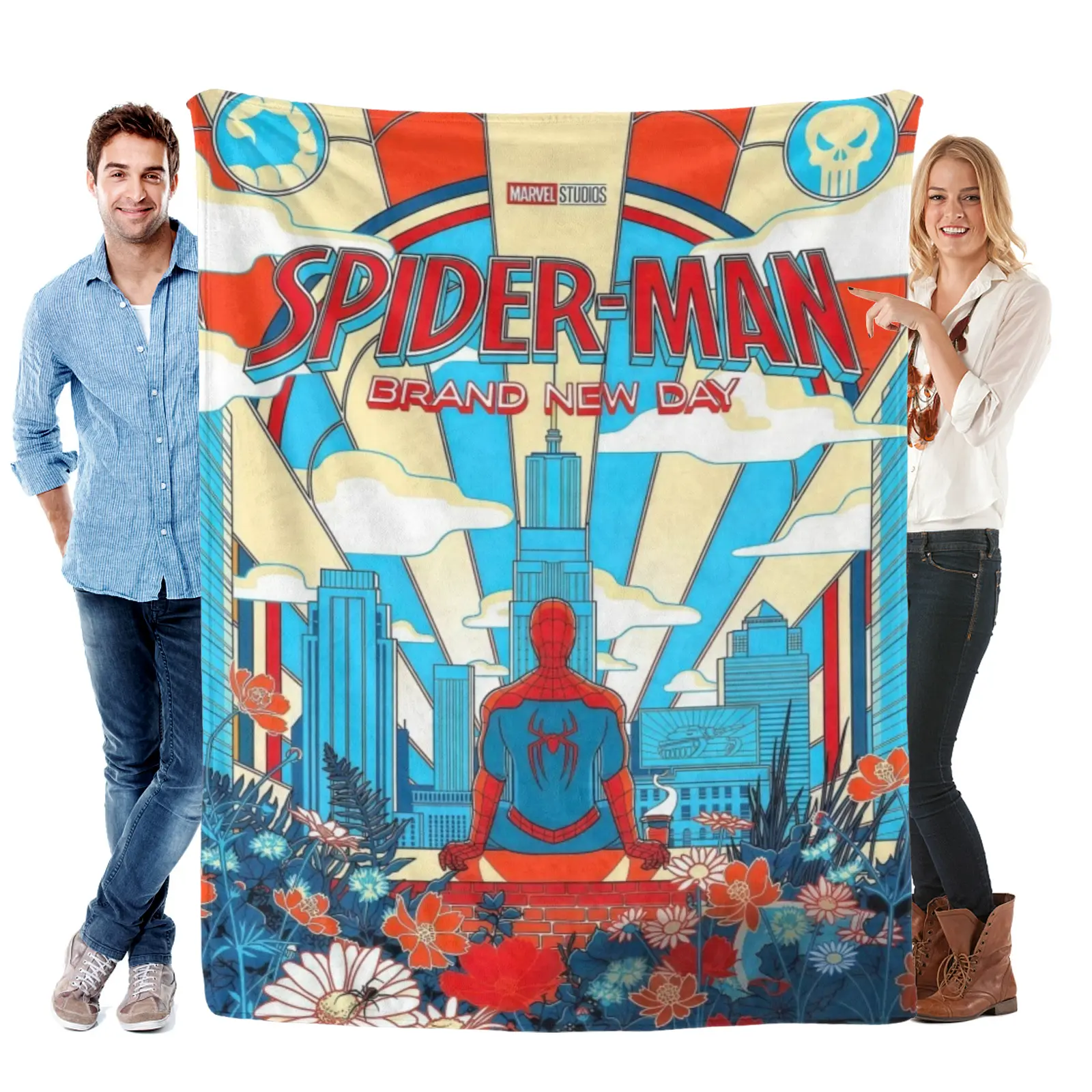 Marvel Spider-Man Brand New Day Flannel Blanket Super Soft Lightweight Gift For True Fans Home Decor Couch Bed And Living Room