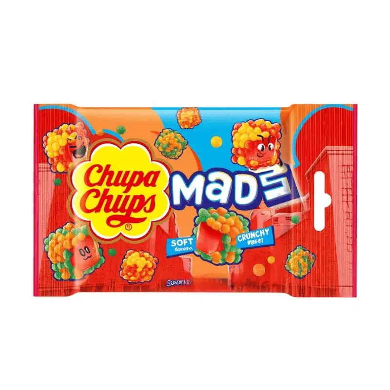 Chupa Chups Italy Import Mads FRUITS Cube Cluster 45g 12 ct