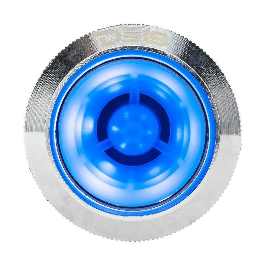 DS18 DS-PRO-TW7L PRO 1 Inch VC Titanium High Compression Neodymium Super Bullet Tweeter W/ RGB LED Lights 240 Watts 4-Ohm DS18