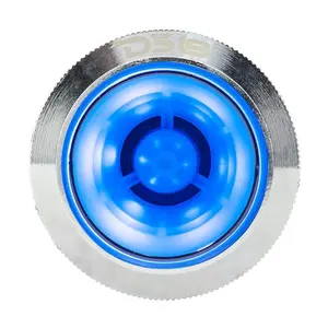 DS18 DS-PRO-TW7L PRO 1 Inch VC Titanium High Compression Neodymium Super Bullet Tweeter W/ RGB LED Lights 240 Watts 4-Ohm DS18