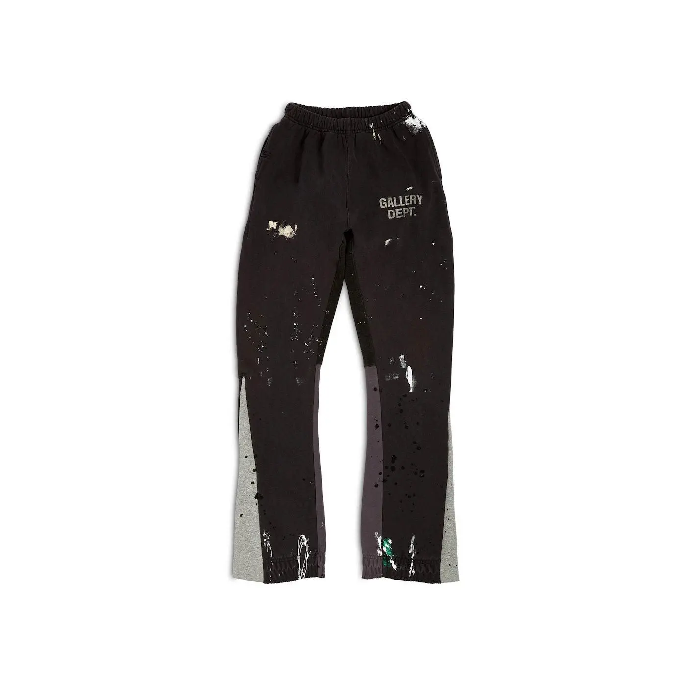 987843 Gallery Dept. Painted Flare Sweat Pants Washed Black