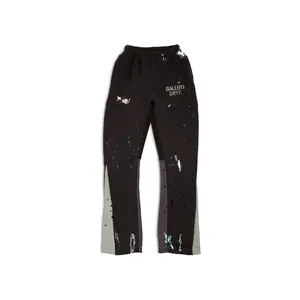 987843 Gallery Dept. Painted Flare Sweat Pants Washed Black
