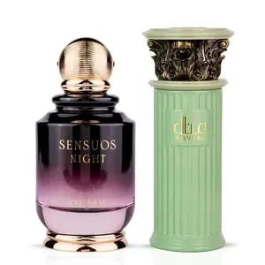 Manaal Eau de Parfum Spray 100ml (3.4 oz) by Ard Al Zaafaran & Sensuos Night Eau de Parfum Spray 100ml (3.4 oz) By Khadlaj (Bundle)