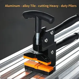 Tile Breaking Pliers Manual Tile Cutter, Tile Cutting Tool, Aluminum Structure with Rubber Coated Handle, Ideal for Home Renovation Projects