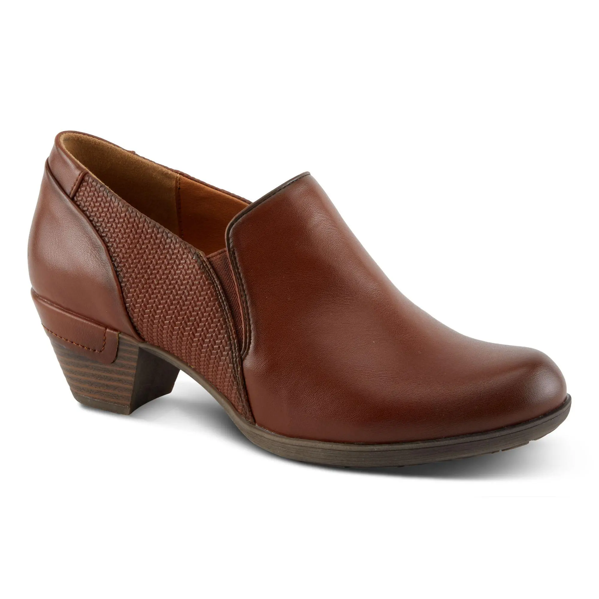 Patrizia by Spring Step Woven Detail Shooties-Julaneah