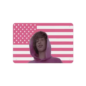 Nelson Neumann Printed Metal Painting for Garage, Home, Cafe, Bar, Bathroom Wall Decoration Premium Sign 8x12 In