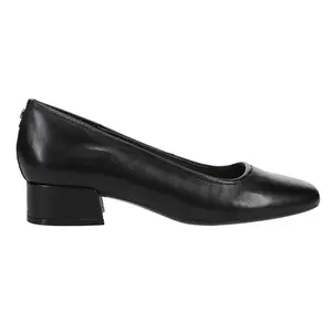 Easy Spirit Womens Jain Low Square Toe Block Pumps Dress Casual Low Heel 1-2" - Black