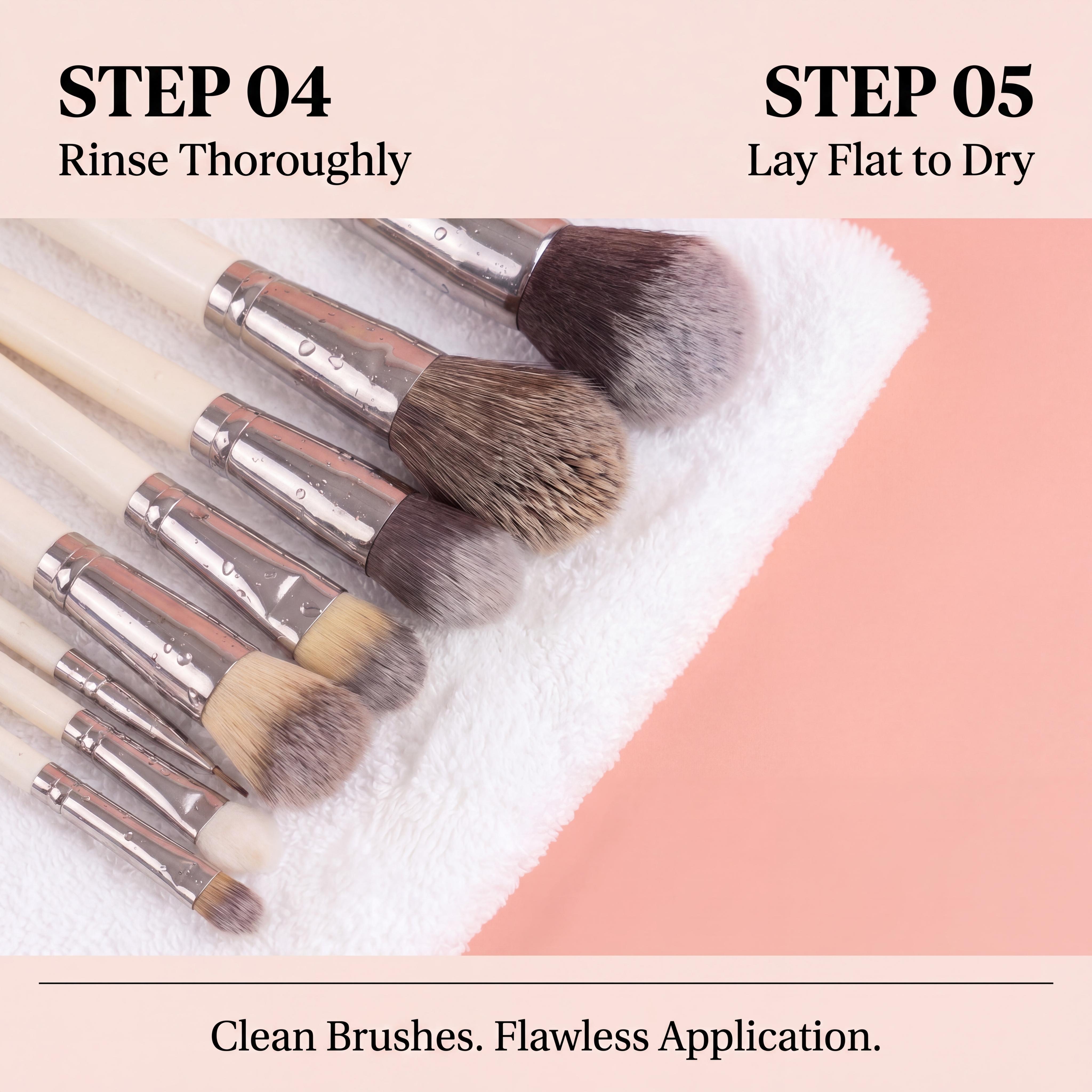 Cruelty-Free Vegan Makeup Brush Cleaner Bar (Bar Form) with Silicone Pad - 100g/3.53oz Deep Cleansing Soap for Brushes & Sponges, Removes Waterproof Cosmetics, Contour, Eyeshadow, Foundation, Enables Flawless Cleaning