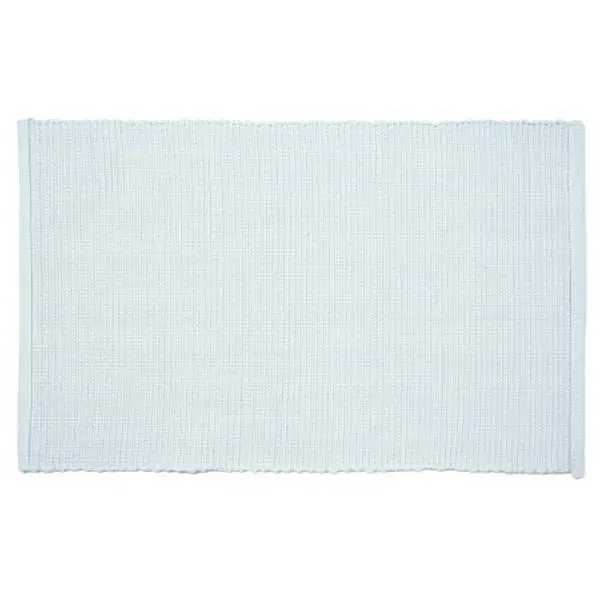 AG-01329S-4 19 in. Ribbed Placemats, Sea Foam & Mint Green - Set of 4