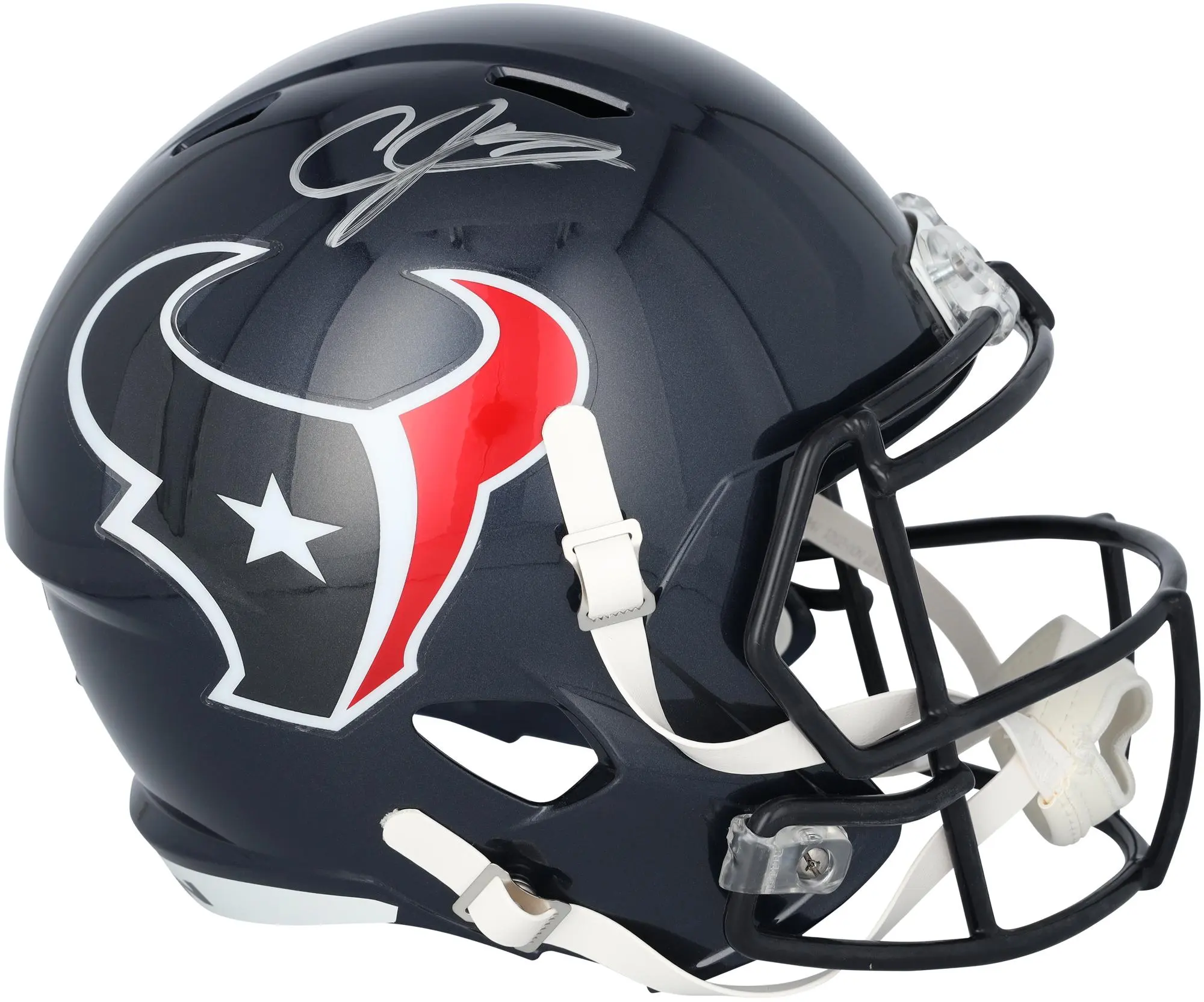 Andre Johnson Houston Texans Autographed Riddell Speed Replica Helmet - Fanatics Authentic Certified
