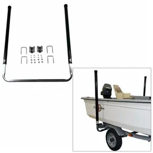 Black PVC Post Guide On - 60 in. Height, 13 in. Side, 2" PVC Tubes, 2-3/8" OD Posts, 23.00 lbs, Unlighted Design