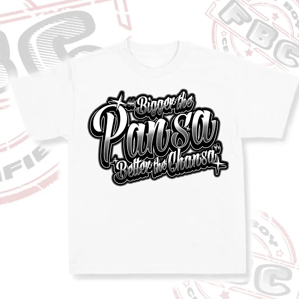 Men’s plus size Bigger the Pansa Better the Chansa graphic tee big and tall