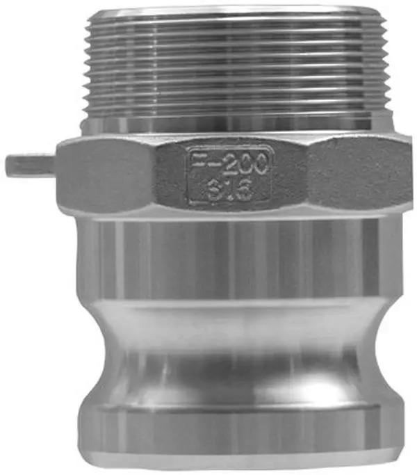 212 MAIN Heavy-Duty Brass Body Male Quick Connector - 1.5-in Male Thread Pipe Fitting for Sailing, Water Sports