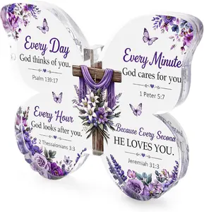 Butterfly Inspirational Christian Mothers Day Mom Gifts Bible Verse Encouragement Religious Decor