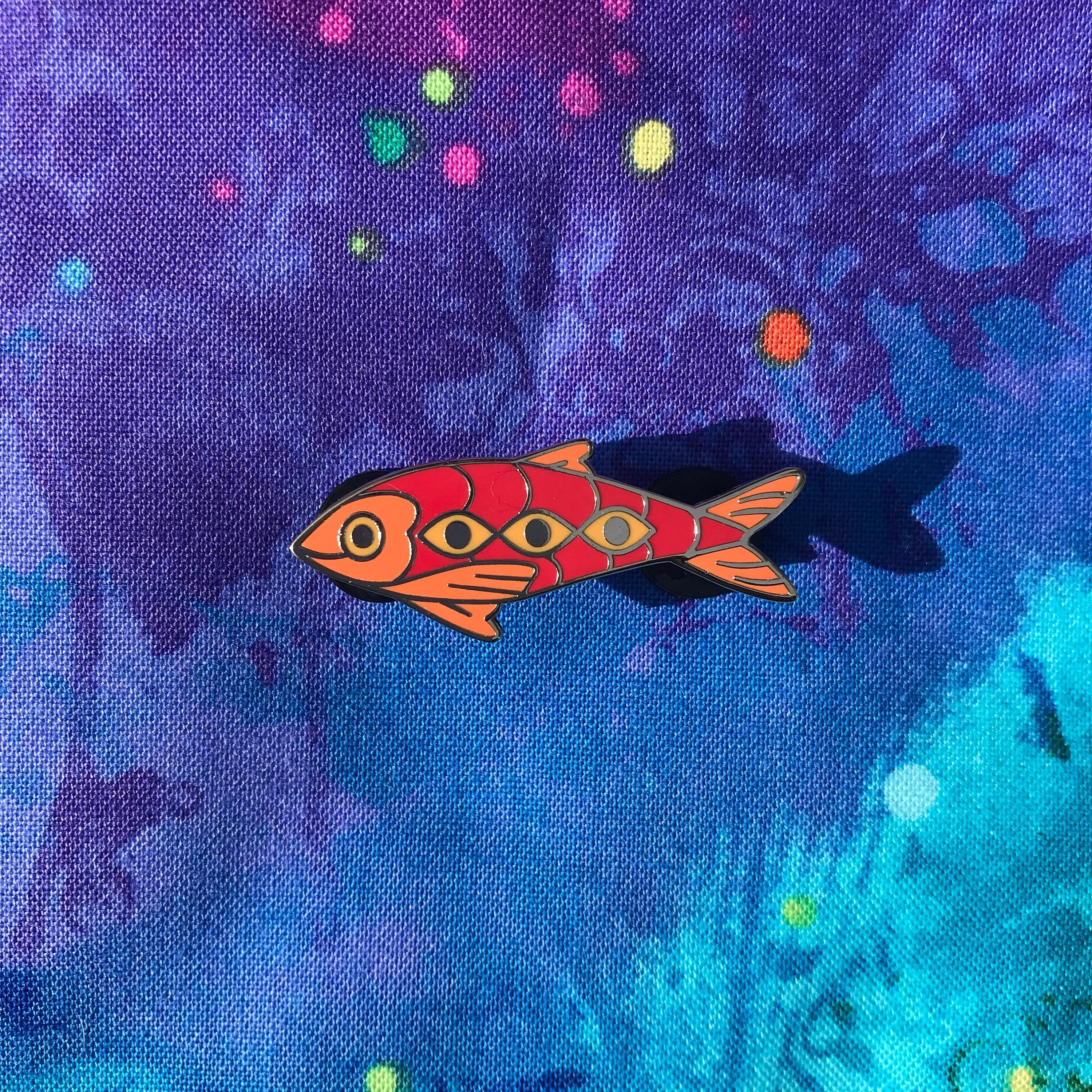 All-Seeing Fish Pin