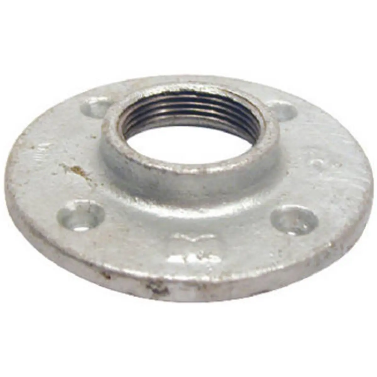 Pannext Fittings G-FLF12 1.25 in. Galvanized Floor Flange, Floor Flanges, Secure Mount, Standard Size, Threaded Hole