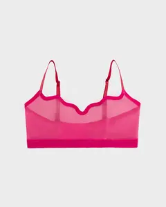 Red Velvet Sheer Bralette