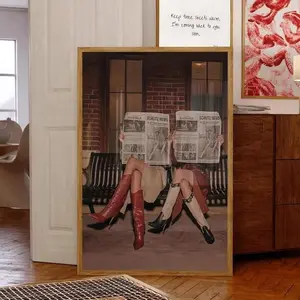 Luxury Beauty High Fashion Retro Poster, Trendy Vintage Wall Art, Stylish Bedroom Decor, Girl Boss Old Money Poster