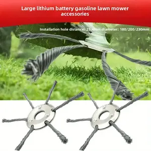 Wire weeding wheel, weeding disc, twisted wire cutting head, various sizes of lithium-ion and gasoline lawn mower accessories