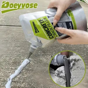 Doeyvose Concrete Crack Filler for RV Use, Waterproof Concrete Crack Filler, Easy To Apply, Adhesive, Multipurpose Crack Repair Agent for Home Decor, Roof Repair
