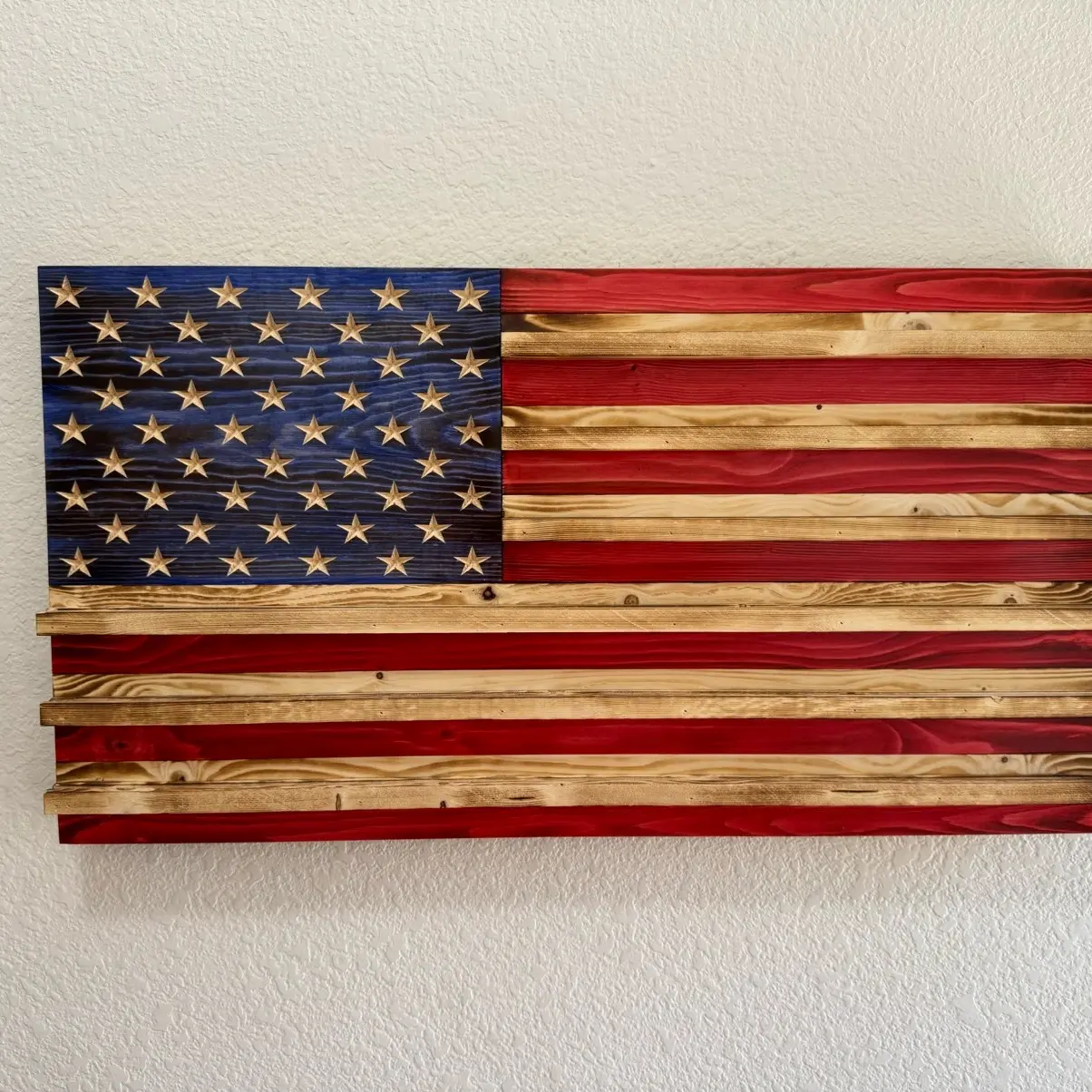 Rustic American challenge coin holder Decor