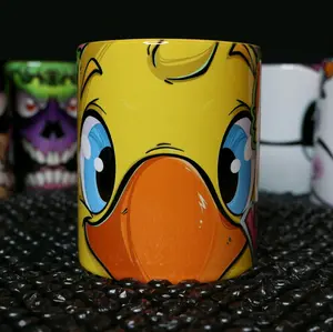 Chocobo Mug! 11oz ceramic Hand designed Hand Printed No Ai Fan Art Parody Mug