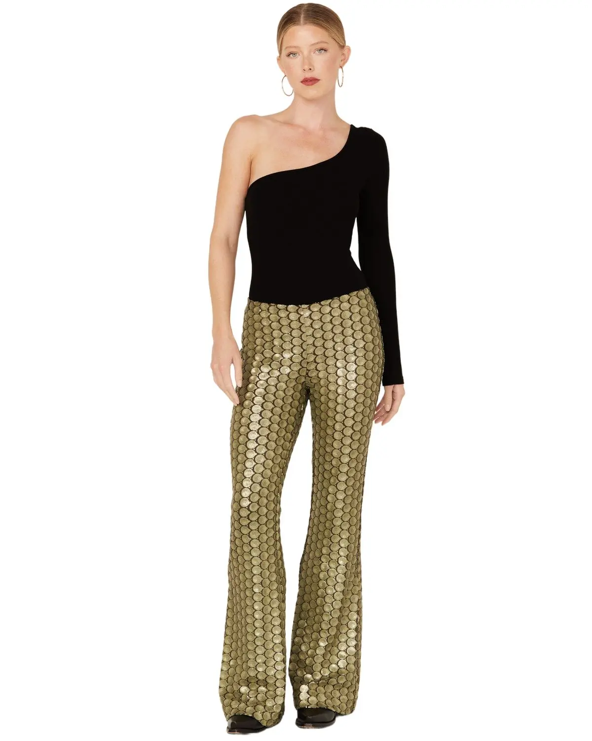 Free People Women's Wilder Days Sequins Flare Pants - Ob1797669