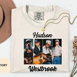 Hudson Westbrook Retro Concert Texas Country Music Fan Shirt