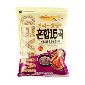 JAYONE 15 Grain Rice Blend - Korean Mixed Grains with Oats & Lentils for Healthy Cooking, Porridge & Soy Milk - 2kg